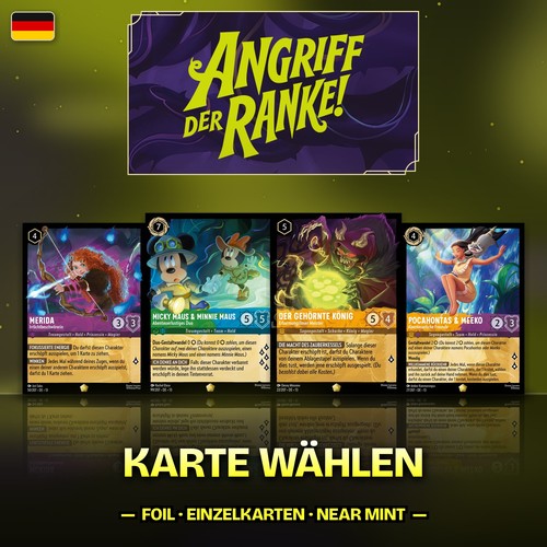 Disney lorcana karten angriff - disney,