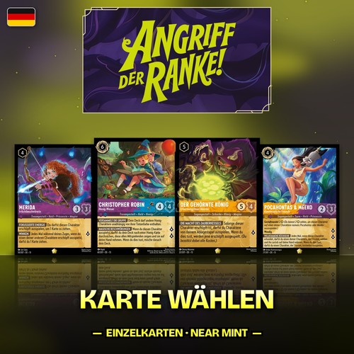 Disney lorcana karten angriff - karten,
