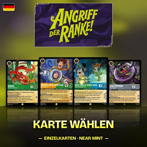 Disney lorcana karten angriff - lorcana,