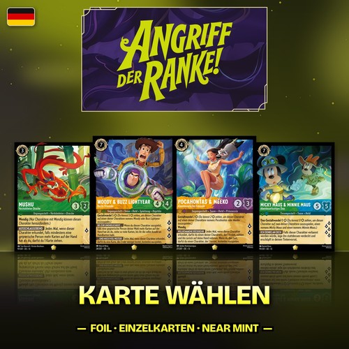 Disney lorcana karten - lorcana, angriff