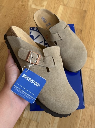 Birkenstock boston taupe 39 - taupe, eu